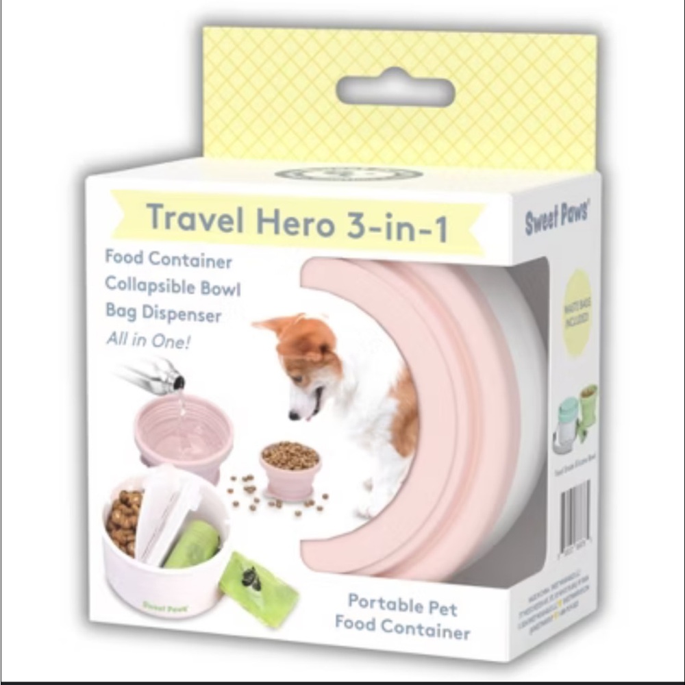Travel Hero 3-in-1 Pet Food Container